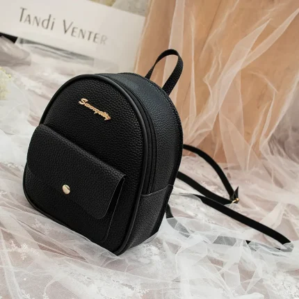 Korean style portable backpack fashion messenger bag - Image 4