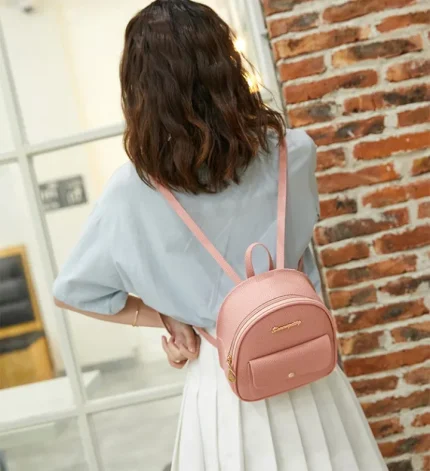 Korean style portable backpack fashion messenger bag - Image 6