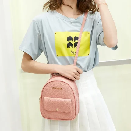 Korean style portable backpack fashion messenger bag - Image 7