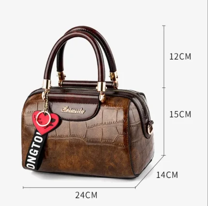 Shoulder Casual bag retro high capacity pillow bag for women - Image 7