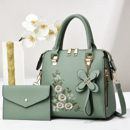 Gift pure composite bag fashion handbag 2pcs set - Image 8