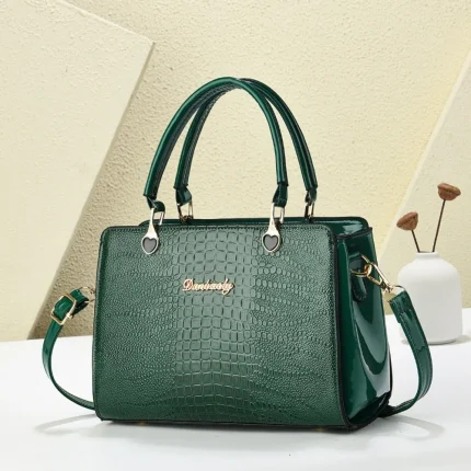 Fashion simple handbag Western style shoulder bag - Image 4