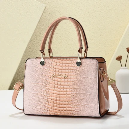Fashion simple handbag Western style shoulder bag - Image 5